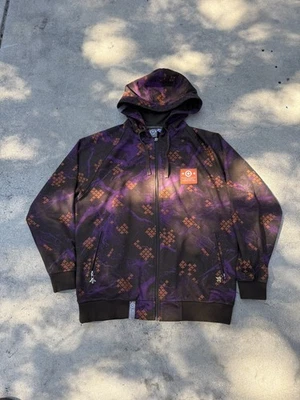 LRG Lifted Research Group full zip hoodie all over print Emperador Track Large - Image 1 of 4