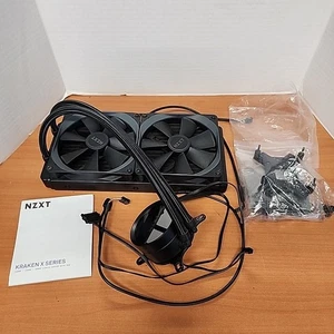 NZXT Kraken X63 Asetek  280mm CPU Liquid Cooler with RGB Infinity Mirror - Picture 1 of 5
