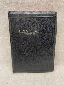 Holy Bible KJV Genuine Leather Red Letter Edition Concordance World Publishing - Picture 1 of 16