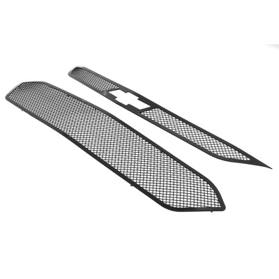 Inserto de rejilla de malla negra de acero inoxidable superior principal para Chevy Cruze 2016-2018 Foto 1 de 3