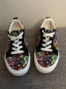 Youth Official Nintendo Ground Up Super Mario Bros Shoes Size 2 - Picture 1 of 9