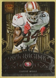 2012 Panini Crown Royale Randy Moss NFL Regime San Francisco 49ers 22 - Picture 1 of 2
