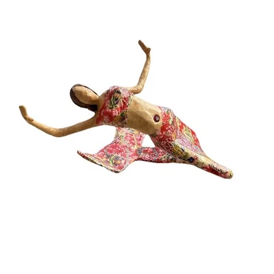 Sarena Mann Paper Mache Art Mobile Dancing Flying Fairy Lady Mermaid 2005 - Image 1 of 4