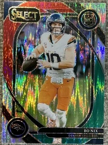 🔥💵 BO NIX RC GREEN & RED Shock Club #221 Select 2024 BRONCOS SHARP CENTERED!! - Bild 1 von 2
