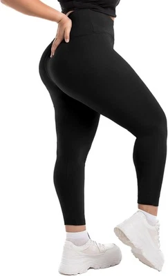 High Waist Plus Size Leggings for Women, Buttery Soft Plus Size Leggings - Image 1 of 4