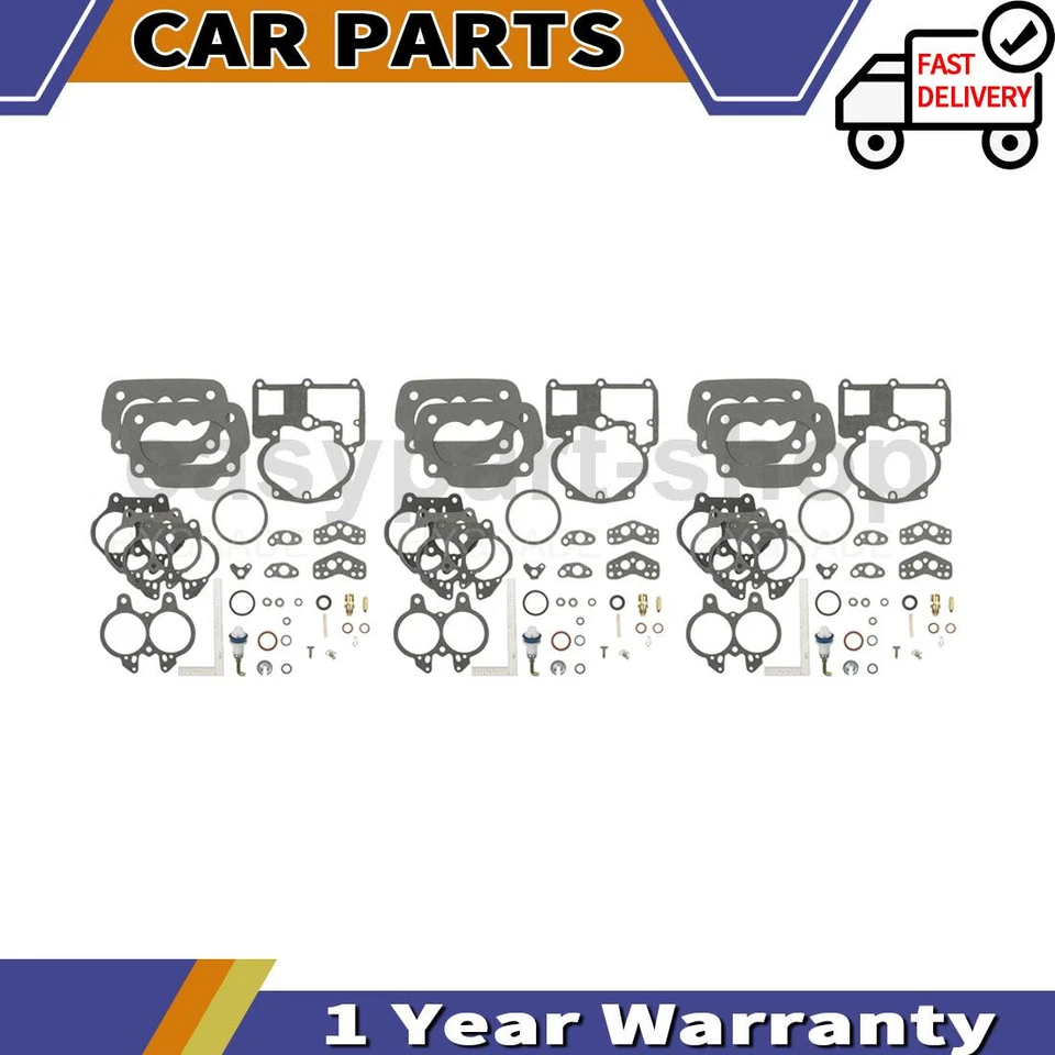 Kit de reparación de 3 carburadores Hygrade para Oldsmobile 442 1966 Foto 1 de 4