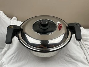 ULTREX 18/10 Stainless Steel 6 Quart Pressure Cooker nice Free Shipping - Picture 1 of 7