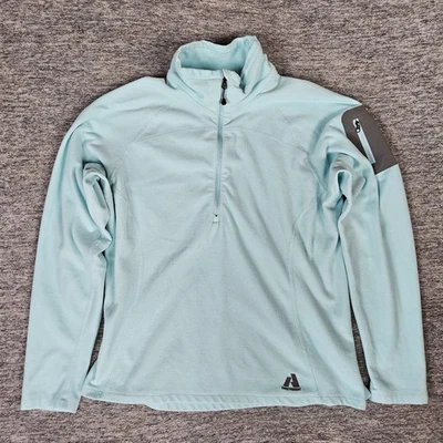 Chaqueta polar Eddie Bauer First Ascent Cloud Layer 1/4 cremallera para mujer talla grande Foto 1 de 4