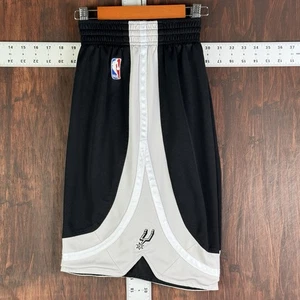 San Antonio Spurs NBA Adidas Basketball Shorts Black Silver Men’s Medium Discont - Picture 1 of 7