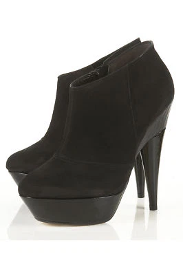 Nuevas Preciosas Botas de Zapato TOPSHOP ALLY UK 8 in Negro Foto 1 de 3