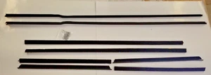 Fits 65 66 67 68 Chrysler Convertible Window Sweeps Fuzzies Whiskers Felts - Picture 1 of 1