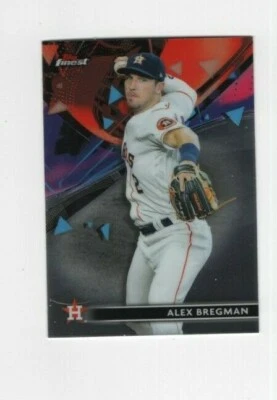 2021 TOPPS FINEST BASEBALL ALEX BREGMAN HOUSTON ASTROS #83 - Image 1 of 4