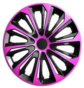 15" Wheel Covers Hub Caps 15 Inch Wheel Trims Trim Set Of 4 Plastic [STR PINK] - Picture 1 of 3
