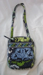 Disney Parks Vera Bradley Where's Mickey Blue Mini Hipster Crossbody Bag Purse - Picture 1 of 14