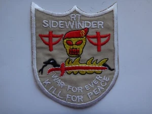 Vietnam War US 5th SFG RT SIDEWINDER War Forever Kill For Peace Patch - Picture 1 of 3