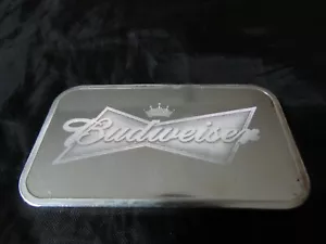 1 Unze 0,999 Silber Kunstbarren BUDWEISER neues Design Barren USA keine Schweiz - Bild 1 von 3
