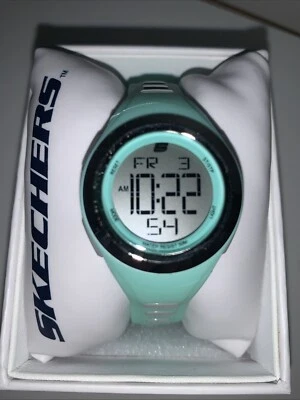 Nuevo reloj digital con correa verde Skechers Tennyson para mujer - SR2016 - NUEVO EN CAJA Foto 1 de 4