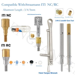 Implant Locat0r Dental Abutment Insertion Caps Wrench Screwdriver Tool For ITI - Picture 1 of 97