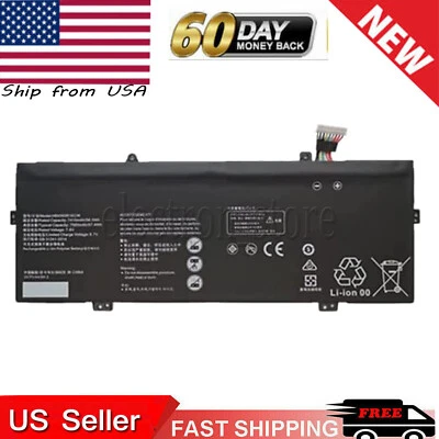 Bateria HB4593R1ECW para Huawei Matebook 14" KPL-W00 X PRO MACH-W29C VLT-W60/50 - Imagem 1 de 4