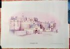 Noel Collins Limited John Pendelton Ilustracja Zamek w Edynburgu Plakat Druk