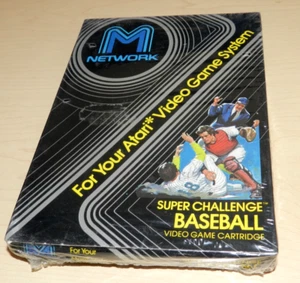 ATARI SUPER CHALLENGE BASEBALL NEW SEALED 1982 ATARI GAME MATTEL ELECTRONICS - Picture 1 of 2