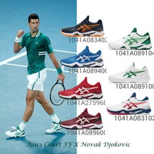 Asics Court FF / 2 Novak Djokovic FlyteFoam Men Tennis Shoes Limited Pick 1