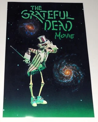 Grateful Dead Jerry Garcia / Bob Weir The Movie 1976 Skeleton Poster 19" x 13" - Image 1 of 2