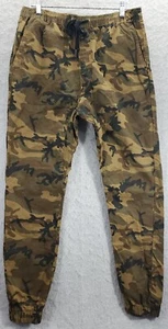 Crooks and Castles Men's 36 Camo Drawstring Elastic Waist Ankles Jogger Pants - Picture 1 of 12