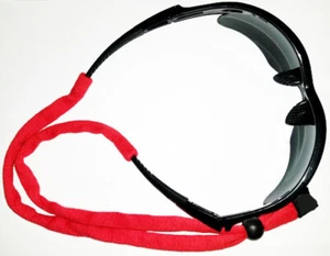 EYE GLASS RETAINER- SMALL END-NEW -MULTIPLE COLORS -100% COTTON -MADE IN THE USA - Picture 1 of 13