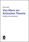 Von Marx Zur Kritischen Theorie Kurt Lenk