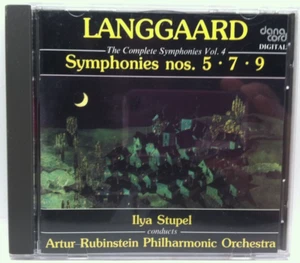 Langgaard Symphonies Nos. 5, 7 & 9 w/ Ilya Stupel (CD, 1991, Rare OOP) - Picture 1 of 4