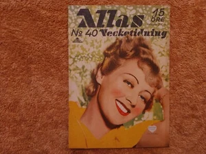 JOAN BLONDELL Cover 1936 Ingrid BERGMAN Gosta EKMAN CENTRUM RADIO AD Joseph HALL - Picture 1 of 9
