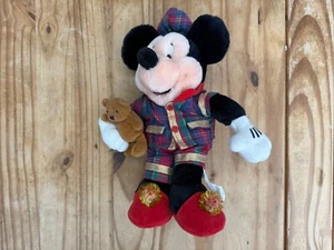 Walt Disney Minnie Mouse Tartan 10” Plush The Disney Store - Picture 1 of 13