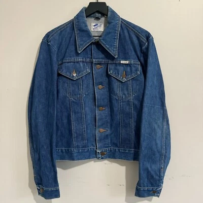 Vintage 1960s Sanfordized wrangler denim jacket size Large in great condition - Image 1 of 4