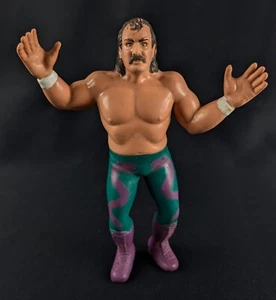 LJN Titan Sports WWF 1987 Jake the Snake Roberts Rubber Wrestling Figure LOOSE - Picture 1 of 8