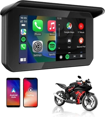 5" Android Auto CarPlay Motorcycle GPS Touchscreen - NIB - Image 1 of 4