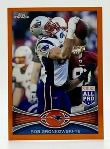 2012 Topps Chrome All-Pro Orange Refractor #12 Rob Gronkowski Patriots - Bild 1 von 2