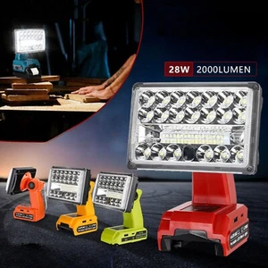 2000LM Cordless LED Work Light Flashlights for Ryobi 18v Battery Floodlight - Picture 1 of 27
