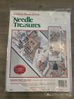 New Needle Treasures Counted Cross Stitch Kit -Building Frosty Bellpull 6" X 16"