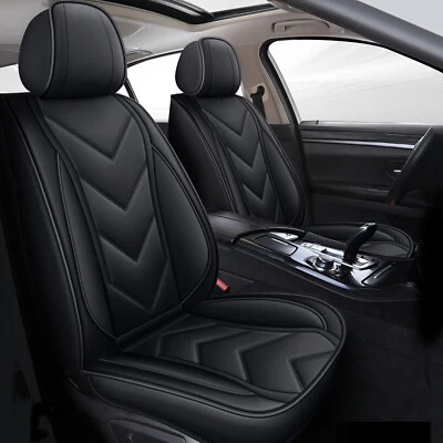 For Nissan Frontier 2009-2023 Car Seat Covers Front Row PU Leather Cushion 2PCS - Imagem 1 de 4