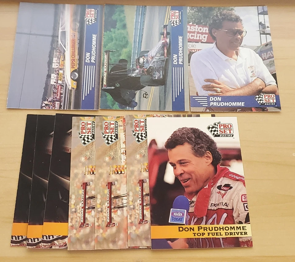 18ct 1991-1993 DON PRUDHOMME NHRA PRO SET FINISH LINE MISC CARDS MINT - Image 1 of 2