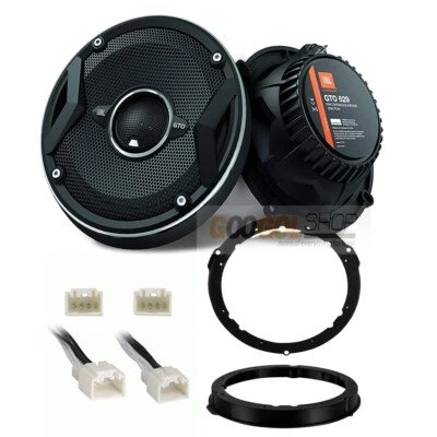 Altavoces de 2 vías JBL 6,5" con placas adaptadoras para puertas traseras Ford F-150 2015-2020 Foto 1 de 4