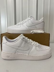 Nike Air Force 1 Men's Size 10 Low '07 White DM0211-100 Brand New Casual Shoe