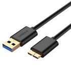 Gold plated Cord USB 3.0 Type-A to Micro B Data Cable HDD For Samsung S5 Note 3