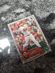 2023 Topps Holiday Silver Metallic Snowflake Paul Goldschmidt #H88 Cardinals - Picture 1 of 3