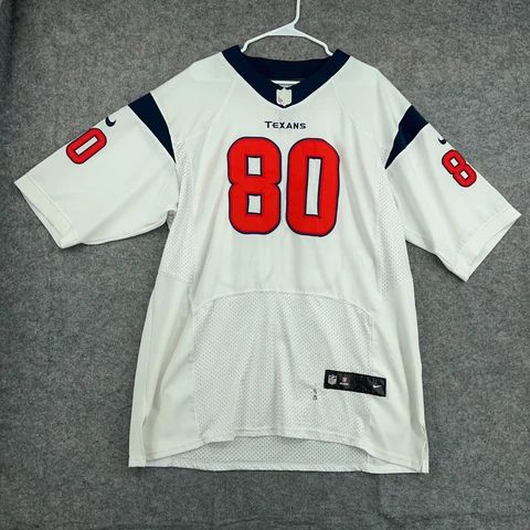 Andre Johnson Jersey #80 Mens Size 52 White Houston Texans NFL Football Nike Cover