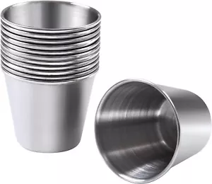 12 Pieces Stainless Steel Shot Cups Stainless Steel Shot Glass Drinking Tumbler - Picture 1 of 3
