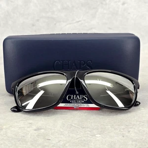 New Chaps Classic Black Sunglasses Mirror Polarized - CP5003 - Picture 1 of 14