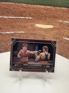 2024 Topps Chrome UFC - Irina Alekseeva #79 Magenta Refractor (RC) - Picture 1 of 2