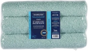 Manga de rodillo de pintura Hamilton Perfection 12" pila mediana x 3 - Ideal para emulsión - Imagen 1 de 7